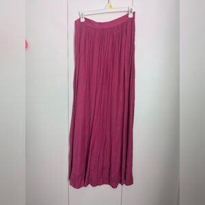 Anthropologie Fuchsia Maxi Skirt